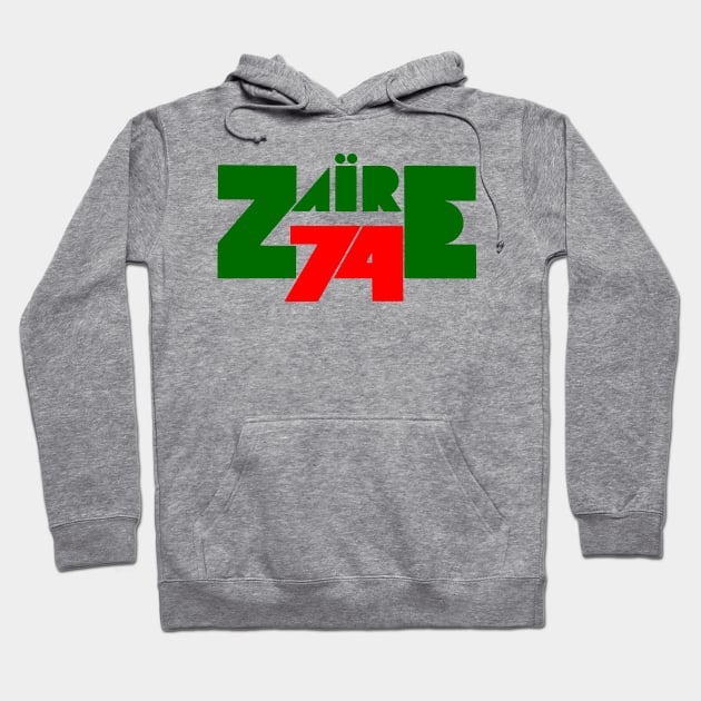 zaire green and red Hoodie by peabo_mr